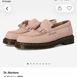 Dr. Martens Beige Loafers with Tassels